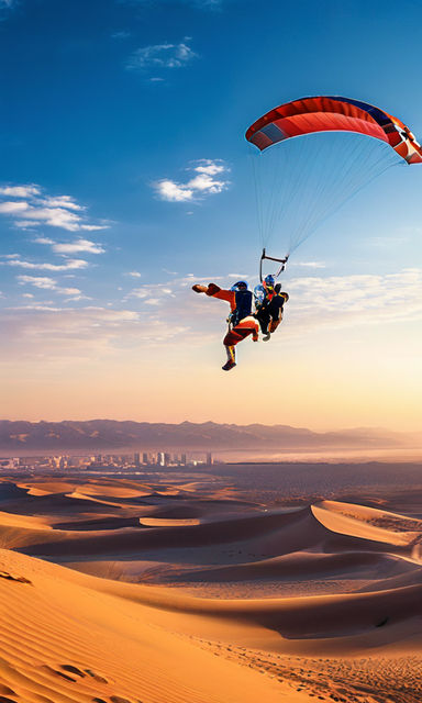 Skydiving Dubai Desert